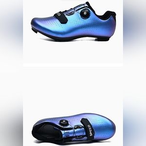 Unisex Cycling Shoes,Quick Release Mountain Bike Shoes for Men,with Cleats Road